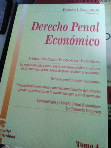 Derecho Penal  Economico -  Balcarce  - Dyf