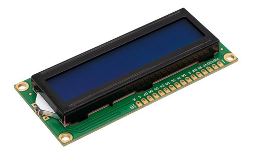 5 Piezas - Display Lcd 16×2 Con Fondo Azul