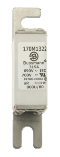 170m1322 Fusible Semiconductor 315a 690v Bussmann 