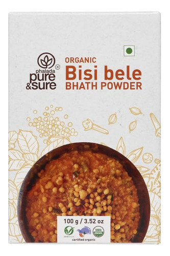 Polvo De Baño Bisi Bele Orgánico Puro Y Seguro | Especias De