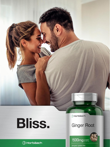 Cápsulas De Raiz De Gengibre Horbäach 1500 Mg | 150 Comprimi