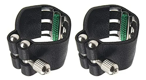 Abrazadera Yootones Negra, Compatible Con Boquilla De Saxofó