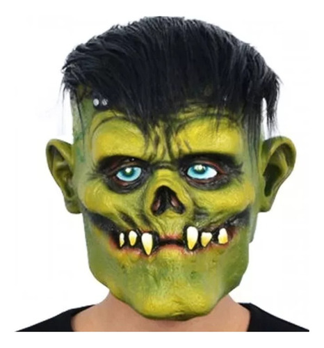 Mascara Careta Franky Frankenstein Latex Halloween Calidad