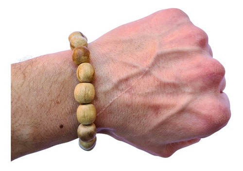 Pulsera Madera Natural Palo Santo Aromática