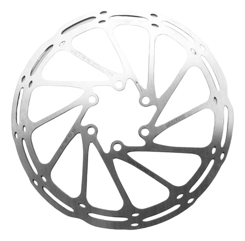 Disco De Freno Rotor Bikeboy 6 Tornillos 160mm Plateado