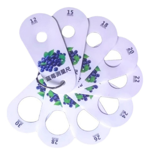 6 Regla Para Frutas, Calibrador De Frutas, Medidor