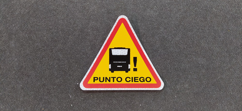 Calcos Reflectivos Advertencia De Punto Ciego Para Bus