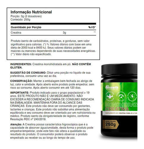Kit Whey Protein 1kg Chocolate + Creatina Monohidratada 250g