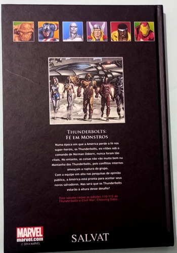 Hq Thunderbolts-fé Em Monstros 2014-novo
