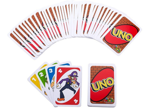 Juego De Cartas Uno Super Mario