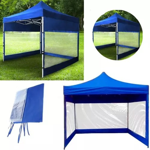 Laterales Transparente Para Toldo Plegable 3x3uv Laterales