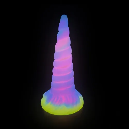 Consolador Pene Dildo Tentaculo Unicornio Alien Fluorescente