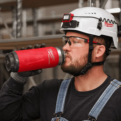 Garrafa Térmica Packout Vermelha Milwaukee 48-22-8396r 709ml