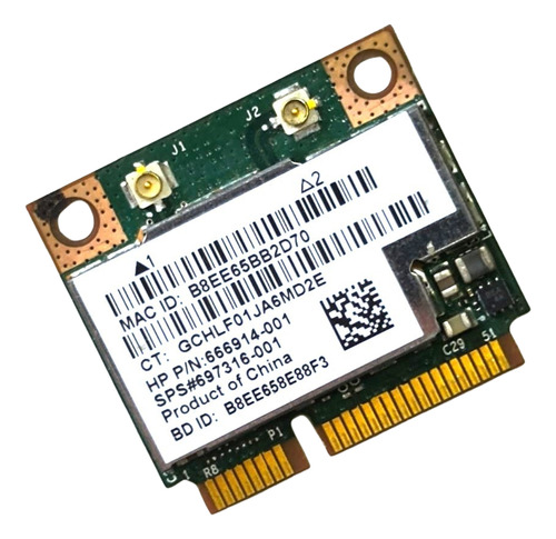 Cartão Wi-fi Mini-pcie Bluetooth 4.0 802.11a/b/g/n Dual Band