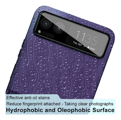 Protector De Lente De Vidrio Templado 9h Para Moto Razr40 Le