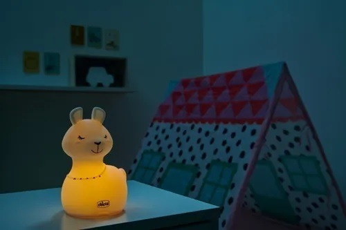 Imagen 5 de 9 de Luz De Noche Para Bebés Recargable Chicco Usb Llama