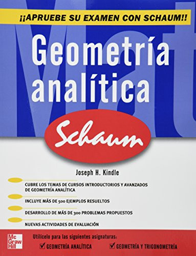 Libro Geometría Analitica Schaum  De Joseph H Kindle Ed: 1