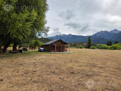 Terreno De 2 Ha Frente A Costa De Río, Con Casa De 56 M2, Villa Lago Rivadavia, Cholila (cr-159)