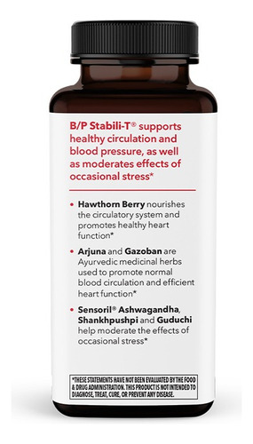 Lifeseasons B/p Stabili-t Blood Preassure Support 120cap Sabor Sin Sabor