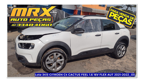 Sucata Citroen C4 Cactus Feel 1.6 16v Flex Aut 2022 Pecas