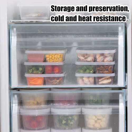 Contenedor De Comida Para Nevera De 10 Piezas, 4 Compartimen