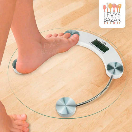 Imagen 9 de 10 de Balanza Digital De Baño Personal 180kg Vidrio Templado Calid