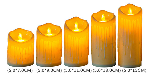 Luz Parpadeante Con Pilas (pp, Led Sin Llama, 5 Cm)