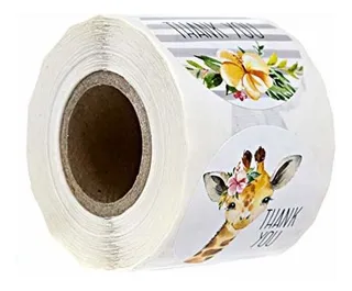 Kit Fiesta Decoracion Acuarela Bebé Safari Animal Agradecim