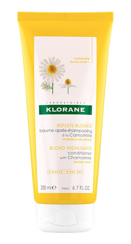 Acondicionador Klorane Camomille Reflejos Rubios X 200ml