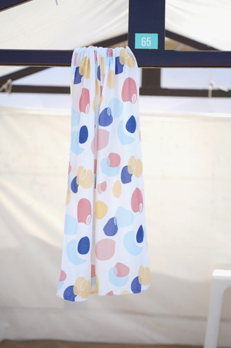 Toallon Playero Infantil De Microfibra Kiddy - Talles Lunares - Talle 1