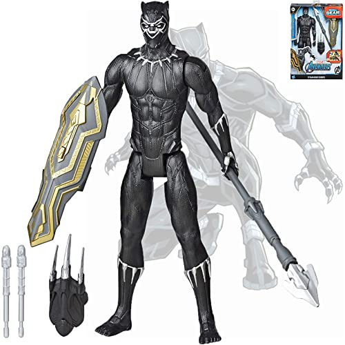 Figura De Acción Black Panther Titan Hero 12 Pulgadas