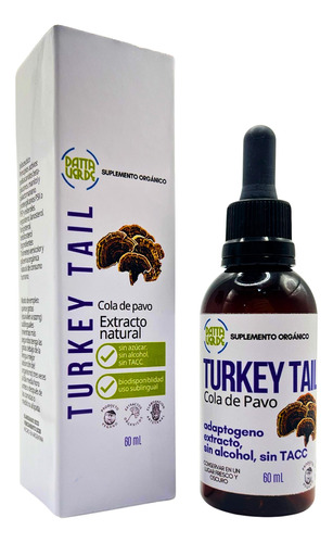 Puro Turkey Tail Cola De Pavo Extracto Vegano