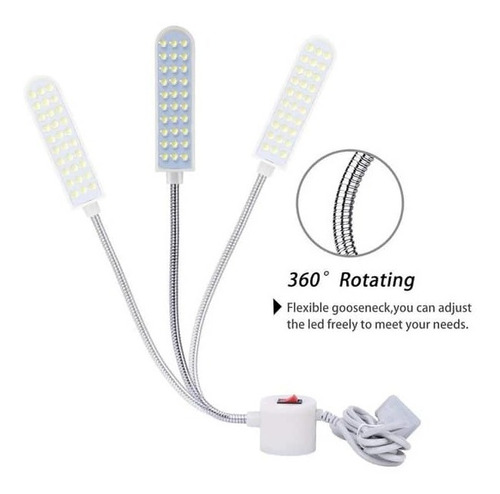 Imagen 2 de 3 de Lampara Led De 30 Bombillos Para Maquinas De Coser