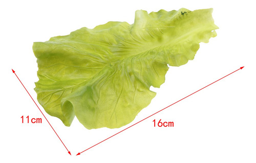 Artificial Realista Falsa Verdura Lechuga Modelo Decoración