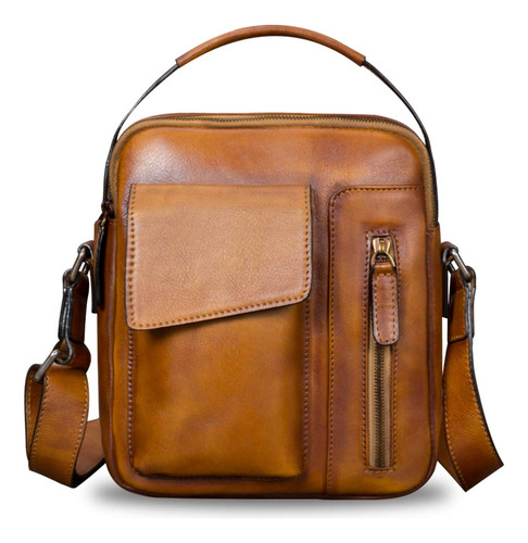 Bolsas De Mensajero De Cuero Para Hombres Crossbody Bolsas D