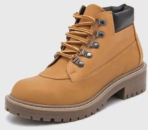 Viamo Borcego Mujer Modelo Gamas Color Mostaza