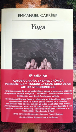 Yoga, De Emmanuel Carrére - Editorial Anagrama (Usado)