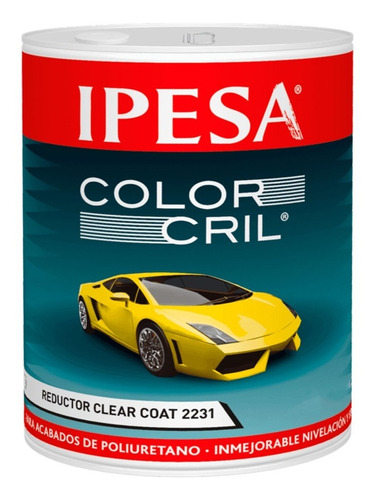 Reductor Para Clear Coat 2231 Ipesa 1 Litro