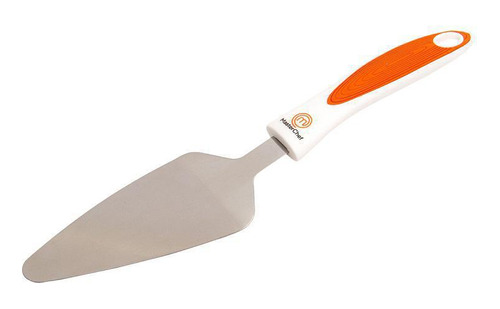 Espátula Bolo Masterchef 26,5cm Aço Inox Branco/laranja