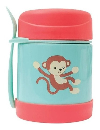 Pote Térmico 320ml Buba ® Macaco Até 5 Horas Quente E Frio