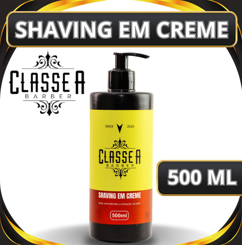 Shaving Em Creme De Barbear Classe A Frasco 500 Ml