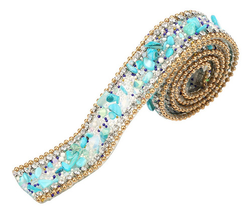 Cinta De Diamantes De Imitación De 100 X 2 Cm, Rollo De Envo