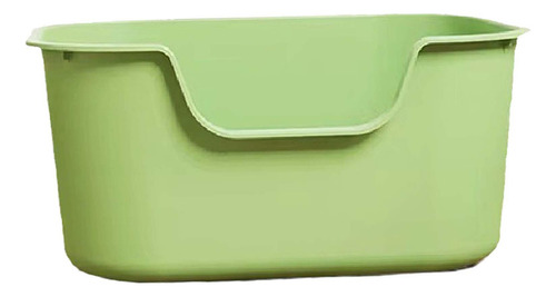 Caja De Arena Para Gatos Antisalpicaduras Con Bandeja Verde