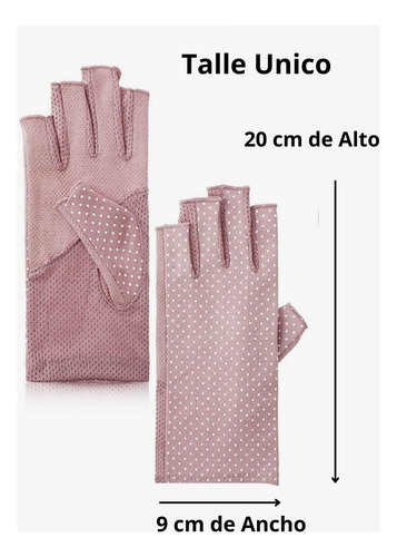 Guante Corto Anti-aging Con Proteccion De Rayos Led Uv