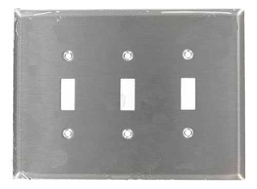 Leviton 84111-40 Placa De Pared Para Interruptor De 3 Interr