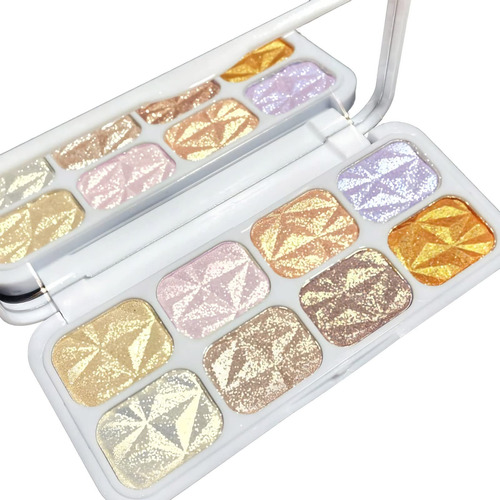 Sumeitang 8 Colores Resaltador Facial Paleta De Maquillaje I