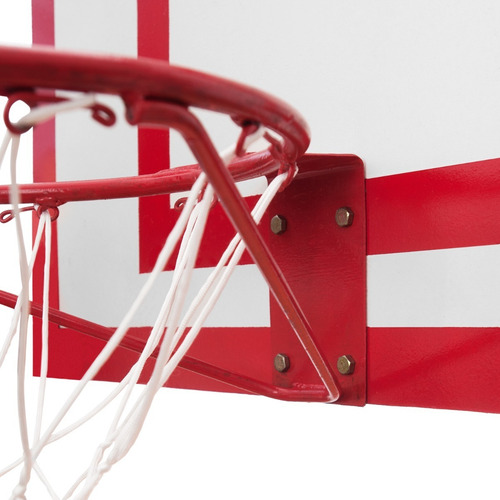 Imagen 5 de 8 de Tablero Basquet P/ Exterior Aro Macizo Reforzado Red Basket