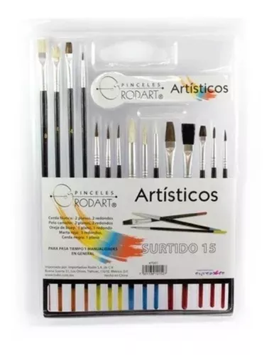 Kit De Pintura Acrílica 24 Colores 60 Ml Y Oleo Pincel 10pzs