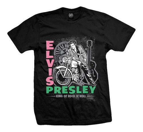 Remera Elvis Presley  Rock And Roll King 