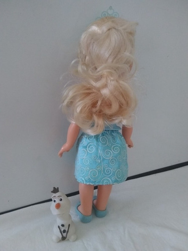 Muñeca Elsa Original Mini Frozen Disney Usada (Usado)